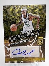 JORDAN CLARKSON 2022-23 Panini Donruss Elite GOLD Auto /10 Utah Jazz
