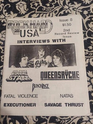 ROCK HARD USA FANZINE ISSUE 8 1986 Foto 1 de 4