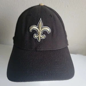 New Era NFL New Orleans Saints Mütze Cap 39Thirty Schwarz Größe Large XL Go Saints - Bild 1 von 9