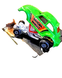Vintage Matchbox Superfast No. 43 Dragon Wheels Green 1972 - Picture 1 of 4