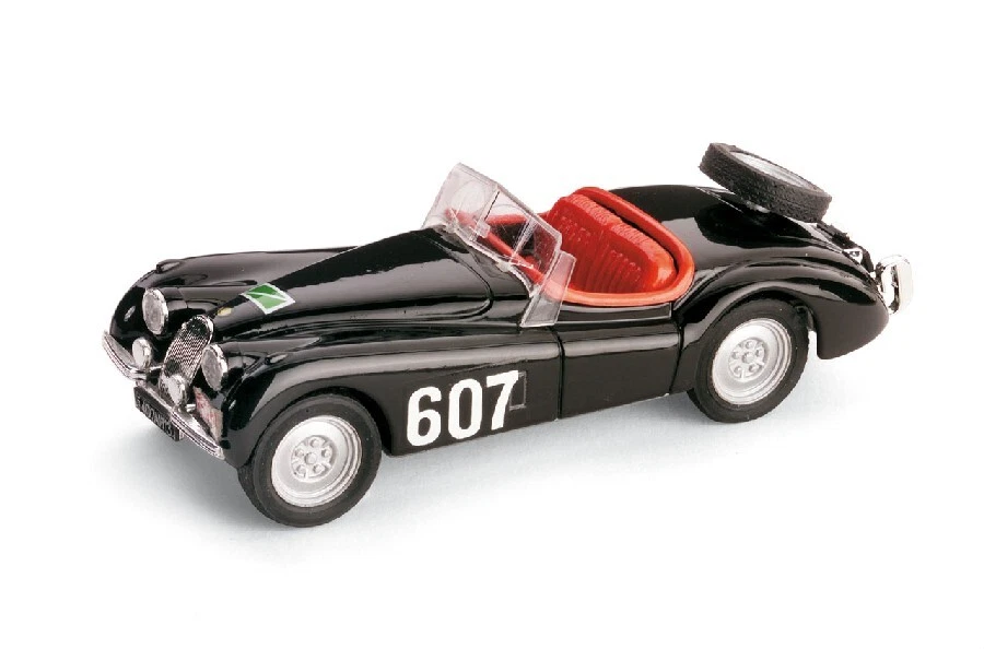Modellino Auto Rally scala 1:43 Brumm diecast JAGUAR XK 120 SPIDER N.607 RALL... - Immagine 1 di 1