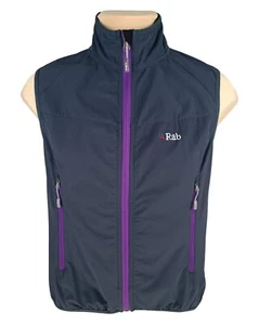 RAB Sawtooth Womens Gray Full Zip Stretchy Gilet Vest Size UK 12 (M) - Picture 1 of 11