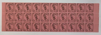 U.S., 1882, Scott #20L56, Boyd's, Block of 30 with Extra Row of Horiz. Perfs - Image 1 of 3