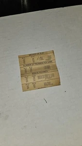 Pac Man original settings instruction card - Picture 1 of 5