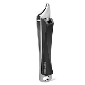 Ingrown Nail Clippers, Slanted Curved Blade Toe Clippers for 1PC, Black - Picture 1 of 6