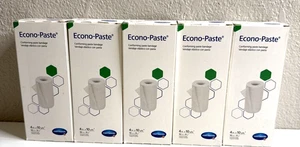 HARTMANN Econo-Paste Conforming Paste Bandage 4 in by 10 yds Lot of 5 Boxes New - Picture 1 of 10