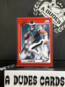 2024 Panini Zenith - No Huddle Jalen Hurts #79 Red Parallel - Eagles 🦅 - Picture 1 of 2