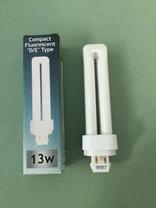 Crompton 13W D/E G24q-1 Lámpara Fluorescente Compacta Blanca 3500K - Imagen 1 de 5