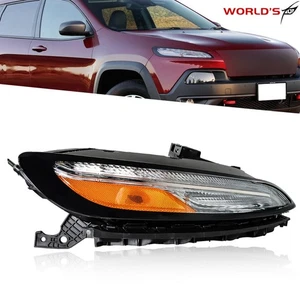 For Jeep Cherokee 2014-2018 LED DRL Parking Light Turn Signal Lamp Right Side RH - Foto 1 di 16