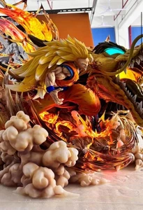Dragon Ball Goku Last Sleep Statue Goku Statue Anime Statue s+ SSJ3 Huge Statue - Picture 1 of 9