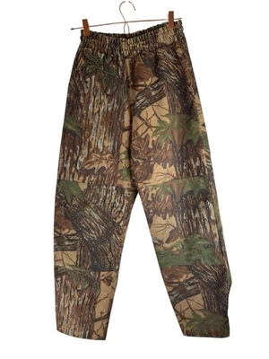 Real Tree Camo Pants men S Lined Dry Plus adjustable waist  Length 41” waist 28” - Image 1 of 4