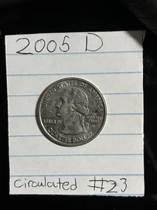 2005-D - West Virginia  Quarter Circulated Free Shipping - Picture 1 of 2