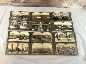 Vtg Antique Keystone Stereoview Cards WWI Historic Landmarks Photography - Picture 1 of 10