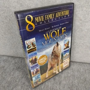 8 Movie Family Adventure Collection DVD 2 Disc Set Over 12 Hours - Picture 1 of 9