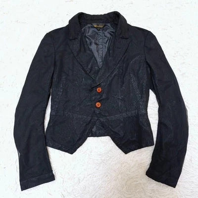 Chaqueta Corta COMME des GARÇONS Poliéster Negra Talla S Foto 1 de 4