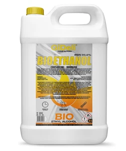 Ethanol 5 liter Bioethanol geruchlos für Innen & Außenkamine Rauchfrei Rußfrei - Bild 1 von 7