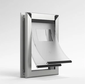 Schwerlast Hundetür mit Aluminiumrahmen 9" Breite x 13" Höhe Mittel bis 40 Pfund - Bild 1 von 10