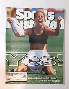 SPORTS ILLUSTRATED MAGAZINE BRANDI CHASTAIN US WOMENS SOCCER JULY 19, 1999 - Picture 1 of 2