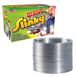 Just Play The Original Giant Slinky Walking Spring Toy, Metal Slinky, Fiesta F... - Imagen 1 de 5