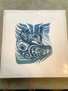 Serigrafía Roger Purdue 1994 firmada edición limitada “Parker Reef Spring” salmón - Imagen 1 de 5