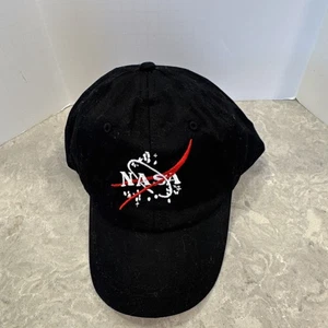NASA Hat Cap Youth Black Adjustable Strap Adjust Get Real Gear Aeromax Toys OSFM - Picture 1 of 3