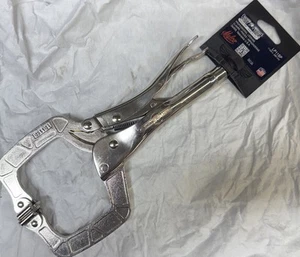 Malco Tools LP11SP Eagle Grip 11″ Locking C-Clamp With Swivel Clamps USA - Picture 1 of 2