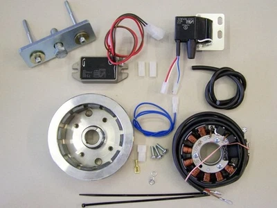 Powerdynamo (MZ-B) 电子烟点火定子适用于 CZ 125 250 360 380cc 53 盎司飞轮直流 — 第 1/4 张图片