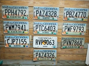 Georgia Exp 2019 lotto di 10 targhette targhette condizioni artigianali PPH4792 - Foto 1 di 1