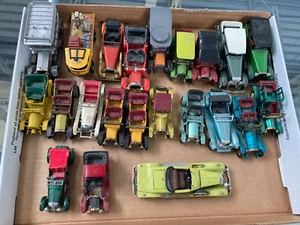 Vintage Matchbox Model Of Yesteryear & MISC Die Cast Car Lot (22) loose - Picture 1 of 4