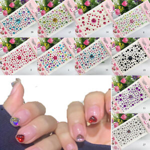 Acrylic Rhinestone Jewels Adhesive Stickers Tattoo Face Gems Party Body Makeup