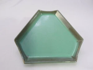 Vintage Server Romany Spartan Centerpiece Designer Hexagon U.S.A. Ceramic 7" a20 - Picture 1 of 7