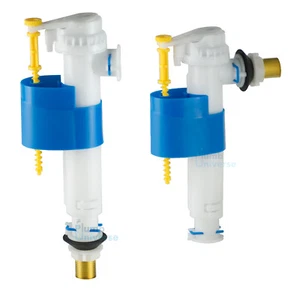 WC-Füllventil Universal seitlicher Eingang und unterer Eingang Höhenverstellung 1/2" BSP - Bild 1 von 3