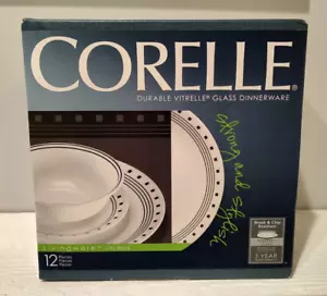 CORELLE CITY BLOCK - JUEGO DE 12 PIEZAS - SIRVE 4 - NUEVO EN CAJA - Imagen 1 de 4