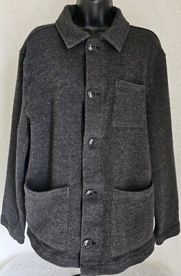 Bonobos Mens Jacket Coat Size L Large Gray Black Wool - Image 1 of 4