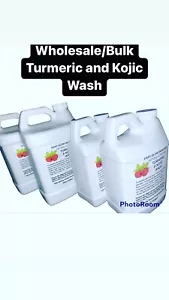 Turmeric Lemon Kojic Face and Body wash 1 gallon (128oz) For Skin Brightening - Picture 1 of 1