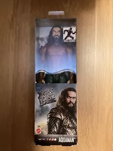 DC COMICS JUSTICE LEAGUE AQUAMAN MATTEL 12" ACTION FIGURE. NIB SEALED - Picture 1 of 5