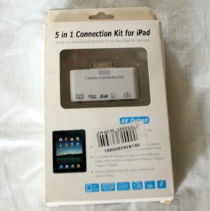 5 in 1 Connection Kit for iPad AV Output Camera TV PC - Bild 1 von 3