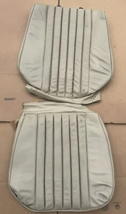 Mercedes W116 300SD 450SEL  Driver Pass Bottom Back Cover Seat OEM PARCHMENT - Bild 1 von 8