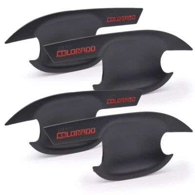 Door Handle Cover Bezel Insert Trim Fits For Chevrolet Colorado Pickup 2012-2018 - Image 1 of 4