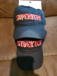 Dad & Me Hat Set Superhero Sidekick Adjustable NEW NWTGoodfellow And Co - Picture 1 of 3