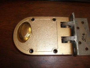 Extra strong Surface Rim Night Lock Latch w/Jamb Mount Keeper - Picture 1 of 9