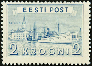 Estonia #Mi137 MDG 1938 Port of Tallinn Ship [YT158 138]
