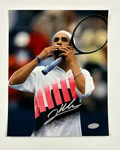 James Blake 8x10 Tennis Photo Mint Auto Autograph Steiner COA 1 - Picture 1 of 5