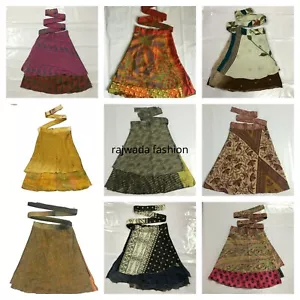 20 Stck. Vintage Sari Halstrock mehrfarbig böhmisch Mini zu Göttin alle Größen - Bild 1 von 6