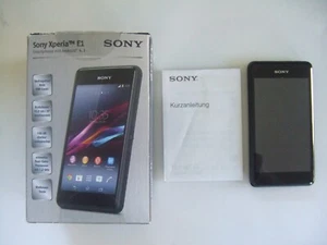 Smartphone Sony Xperia E1 D2005 schwarz ohne simlock 4 GB - Bild 1 von 2
