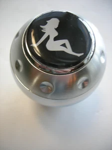 MUDFLAP GIRL ALUMINUM GEAR SHIFT KNOB MUD FLAP GIRL TRUCKER - Picture 1 of 3