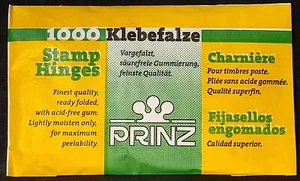 Prinz postzegel plakkers 1000 stuks charnières stamp hinges Klebefälze - Picture 1 of 1