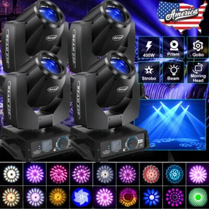 4Pcs 230W Moving Head Beam Light 8+16 Prism Gobo Spot Lighting DMX DJ Disco Show - Picture 1 of 22