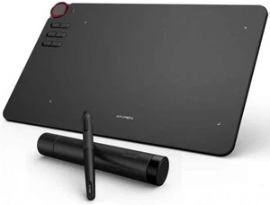 XP-PEN DECO03 8192 Level Graphics Tablet with Wheel and Passive Stylus Pen - - Picture 1 of 5