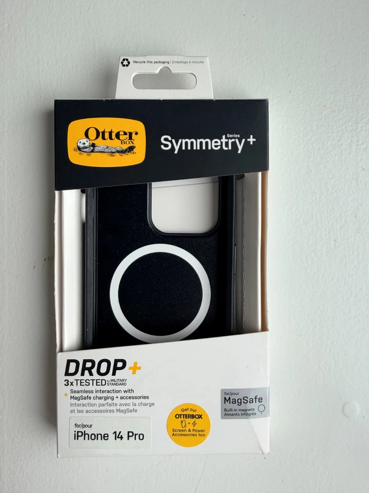 Funda OtterBox Symmetry Series+ para Apple iPhone 14 Pro - Negra Foto 1 de 1